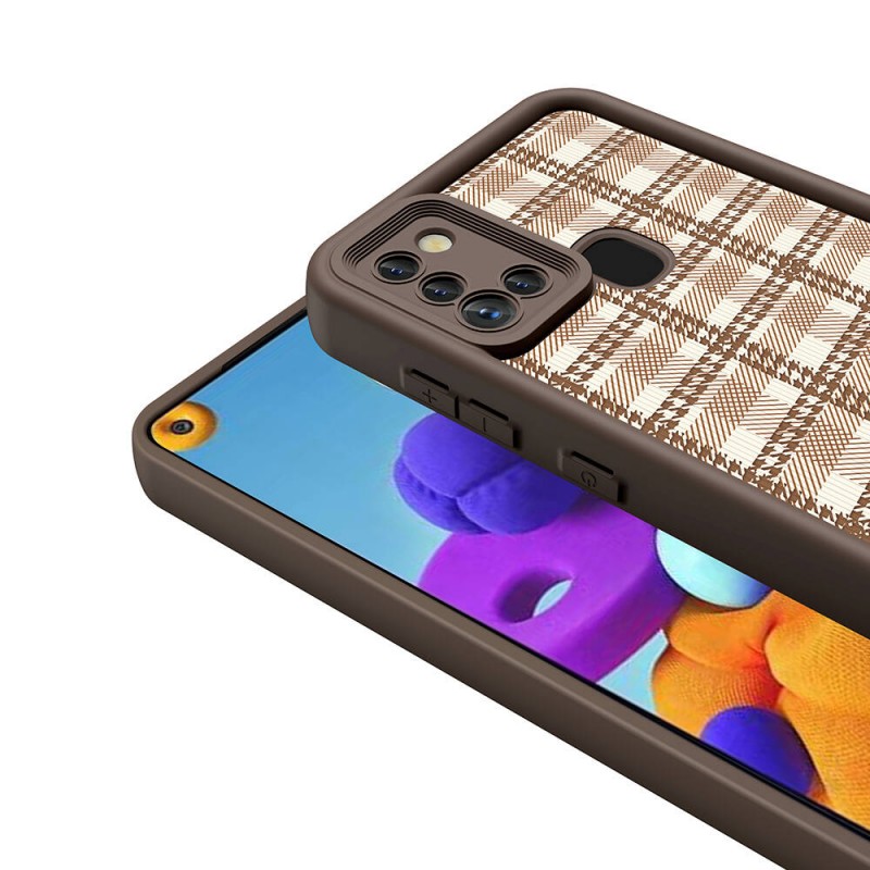 Bal-z Galaxy A21S Kılıf Kamera Korumalı Baskılı Arka Yüzey  Klas Kapak