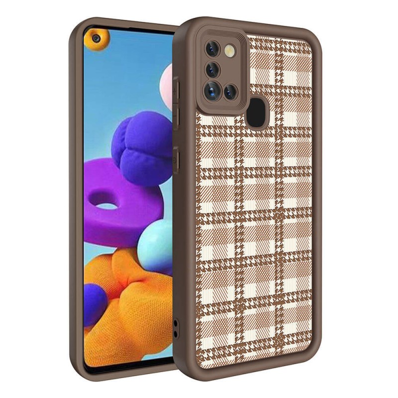 Bal-z Galaxy A21S Kılıf Kamera Korumalı Baskılı Arka Yüzey  Klas Kapak