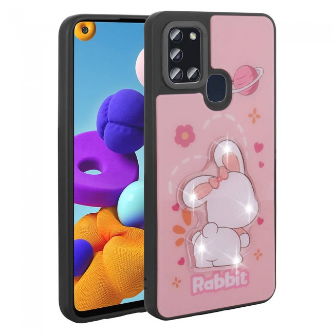 Galaxy A21S Kılıf Parlayan Kabartmalı İkonik Figürlü Zore Amas Silikon Kapak Galaxy A21S Kılıf Parlayan Kabartmalı İkonik Figürlü Zore Amas Silikon Kapak