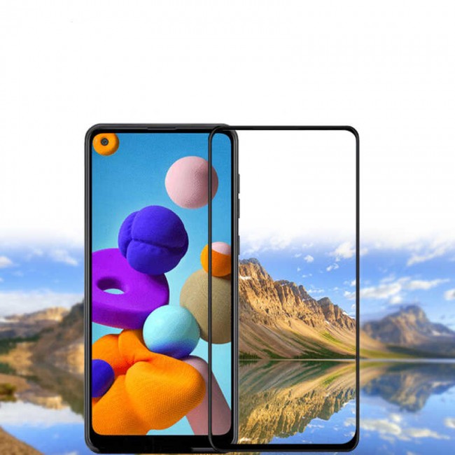 Galaxy A21S Zore Kenarları Kırılmaya Dayanıklı Cam Ekran Koruyucu Galaxy A21S Zore Kenarları Kırılmaya Dayanıklı Cam Ekran Koruyucu