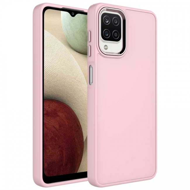 Galaxy A22 4G Kılıf Metal Çerçeve ve Buton Tasarımlı Silikon Zore Luna Kapak Galaxy A22 4G Kılıf Metal Çerçeve ve Buton Tasarımlı Silikon Zore Luna Kapak