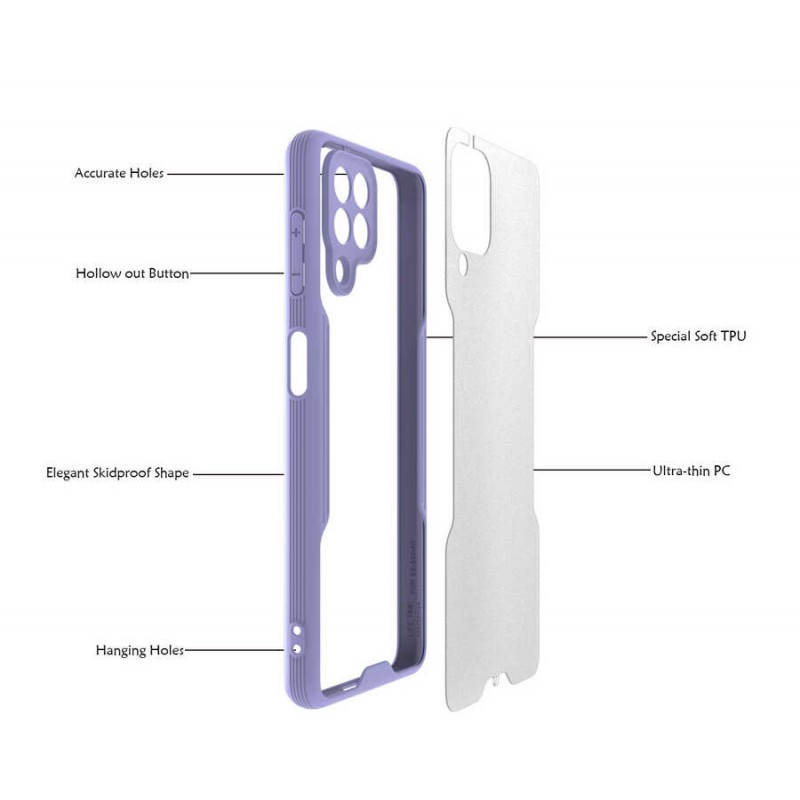 Bal-z Galaxy A22 4G Kılıf  Parfe Kapak