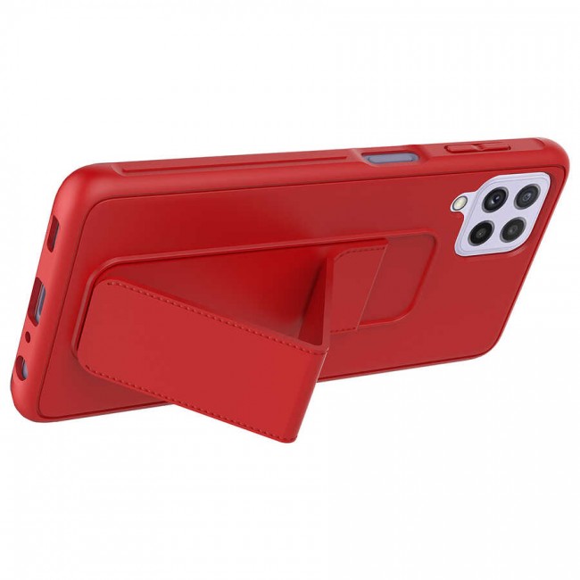 Galaxy A22 4G Kılıf Zore Qstand Kapak Galaxy A22 4G Kılıf Zore Qstand Kapak