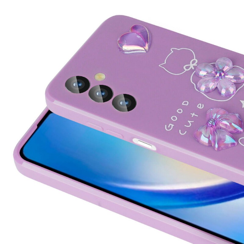 Bal-z Galaxy A23 4G Kılıf Kabartma Figürlü Parlak  Toys Silikon Kapak