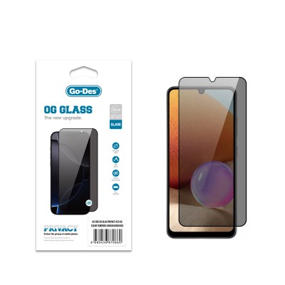 Bal-z Galaxy A23 Go Des OG Glass Privacy Antistatik Temperli Cam Ekran Koruyucu