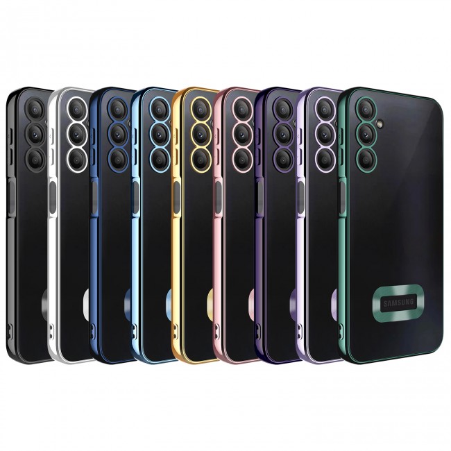 Galaxy A24 Kılıf Kamera Korumalı Logo Gösteren Zore Omega Kapak Galaxy A24 Kılıf Kamera Korumalı Logo Gösteren Zore Omega Kapak