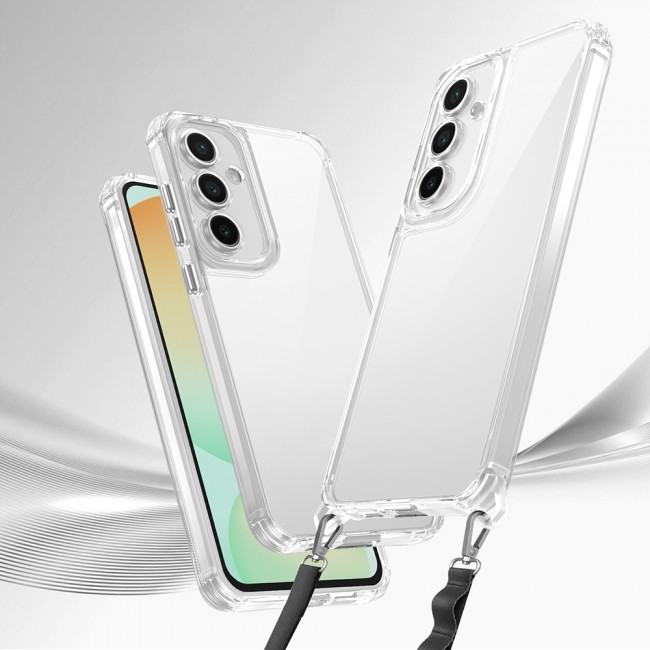 Galaxy A25 Kılıf Airbagli Takılabilir Askı Aparatlı Zore Snap Silikon Kapak Galaxy A25 Kılıf Airbagli Takılabilir Askı Aparatlı Zore Snap Silikon Kapak