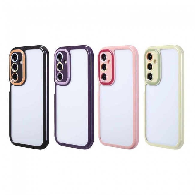 Galaxy A25 Kılıf Kamera Korumalı Renkli Kenar ve Çerçeve Tasarımlı Zore Vitamin Kapak Galaxy A25 Kılıf Kamera Korumalı Renkli Kenar ve Çerçeve Tasarımlı Zore Vitamin Kapak