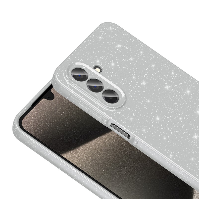 Bal-z Galaxy A26 Kılıf Kamera Korumalı Simli Lüks Zore Koton Kapak