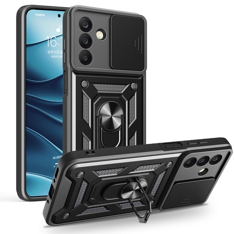 Bal-z Galaxy A26 Kılıf Magnetik Standlı Kamera Korumalı  Sürgülü Vega Kapak