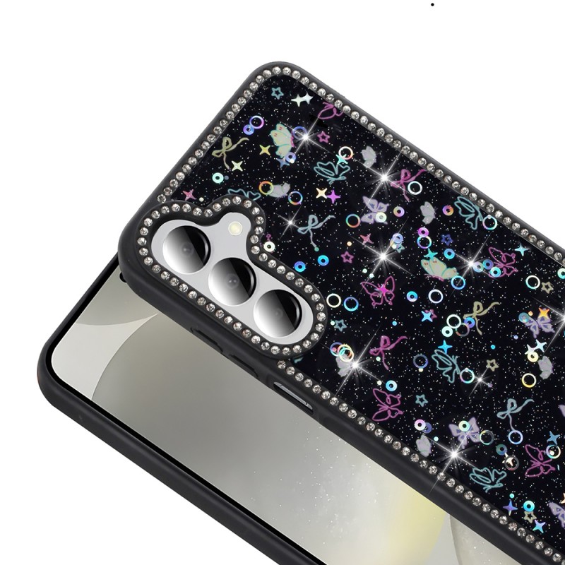 Bal-z Galaxy A26 Kılıf Taşlı ve Simli Tasarım Zore Azra Kapak