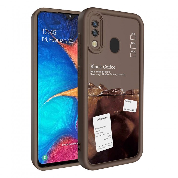 Galaxy A30 Kılıf Kamera Korumalı Baskılı Arka Yüzey Zore Klas Kapak