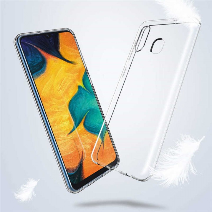 Galaxy A30 Kılıf Zore Süper Silikon Kapak