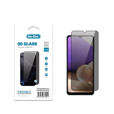 Bal-z Galaxy A32 4G Go Des OG Glass Privacy Antistatik Temperli Cam Ekran Koruyucu