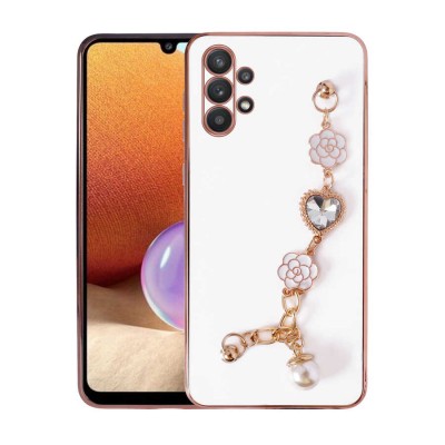 Bal-z Galaxy A32 4G Kılıf El Tutamaçlı Kamera Korumalı  Taka Silikon Kapak