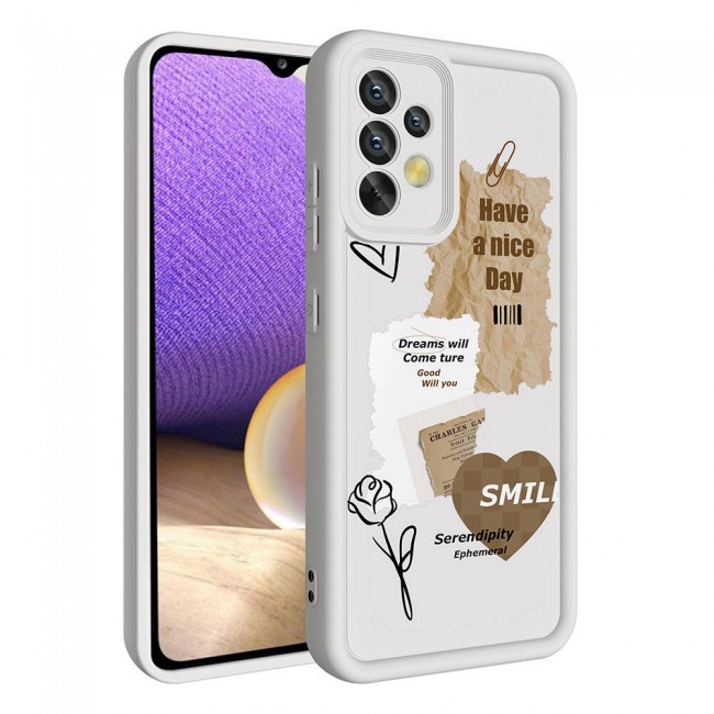 Galaxy A32 4G Kılıf Kamera Korumalı Baskılı Arka Yüzey Zore Klas Kapak Galaxy A32 4G Kılıf Kamera Korumalı Baskılı Arka Yüzey Zore Klas Kapak