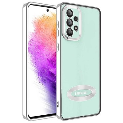 Bal-z Galaxy A32 4G Kılıf Kamera Korumalı Logo Gösteren  Omega Kapak
