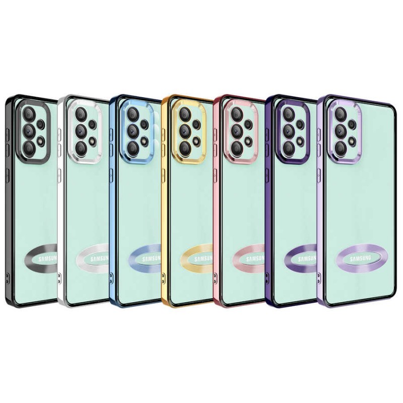 Bal-z Galaxy A32 4G Kılıf Kamera Korumalı Logo Gösteren  Omega Kapak