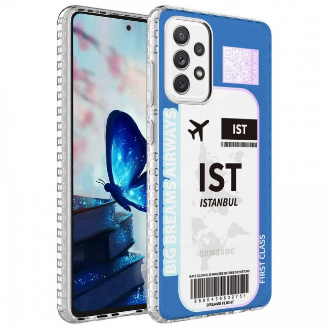Galaxy A33 5G Kılıf Airbag Kenarlı Renkli Desenli Silikon Zore Elegans Kapak Galaxy A33 5G Kılıf Airbag Kenarlı Renkli Desenli Silikon Zore Elegans Kapak