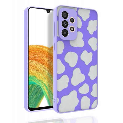 Bal-z Galaxy A33 5G Kılıf Desenli Kamera Korumalı Parlak  Nora Kapak