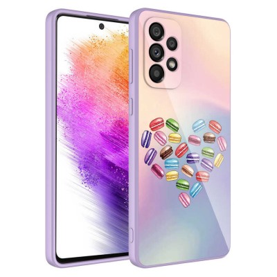 Bal-z Galaxy A33 5G Kılıf Kamera Korumalı Desenli Sert Silikon  Epoksi Kapak