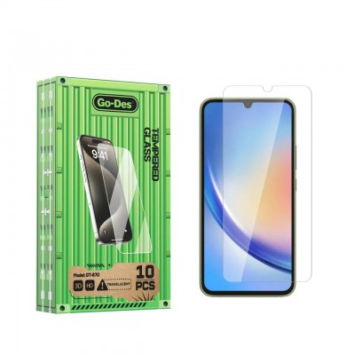 Bal-z Galaxy A34 Go Des Parmak İzi Bırakmayan 9H Oleofobik Bom Glass Ekran Koruyucu