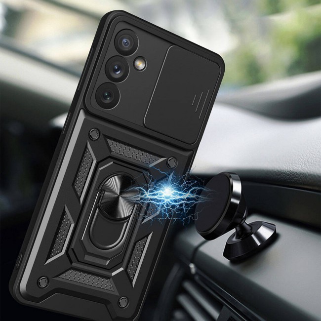 Galaxy A34 Kılıf Magnetik Standlı Kamera Korumalı Zore Sürgülü Vega Kapak Galaxy A34 Kılıf Magnetik Standlı Kamera Korumalı Zore Sürgülü Vega Kapak