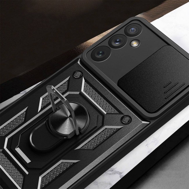 Galaxy A34 Kılıf Magnetik Standlı Kamera Korumalı Zore Sürgülü Vega Kapak Galaxy A34 Kılıf Magnetik Standlı Kamera Korumalı Zore Sürgülü Vega Kapak