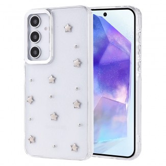 Galaxy A35 Kılıf Airbag Tasarımlı Simli Şeffaf Zore Kutup Kapak Galaxy A35 Kılıf Airbag Tasarımlı Simli Şeffaf Zore Kutup Kapak