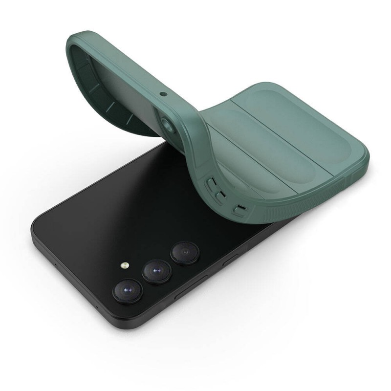 Bal-z Galaxy A35 Kılıf Esnek TPU Oyuklu Arka Yüzey Tasarımlı  Etnik Silikon Kapak