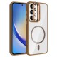 Galaxy A35 Kılıf Standlı ve Kamera Lens Hediyeli M-Safe Şarj Özellikli Zore Etro Kapak Galaxy A35 Kılıf Standlı ve Kamera Lens Hediyeli M-Safe Şarj Özellikli Zore Etro Kapak