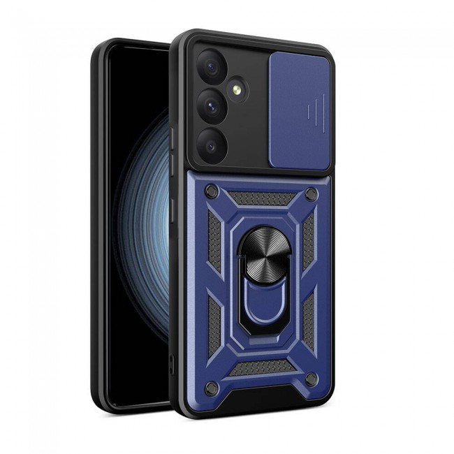 Galaxy A35 Kılıf Magnetik Standlı Kamera Korumalı Zore Sürgülü Vega Kapak Galaxy A35 Kılıf Magnetik Standlı Kamera Korumalı Zore Sürgülü Vega Kapak