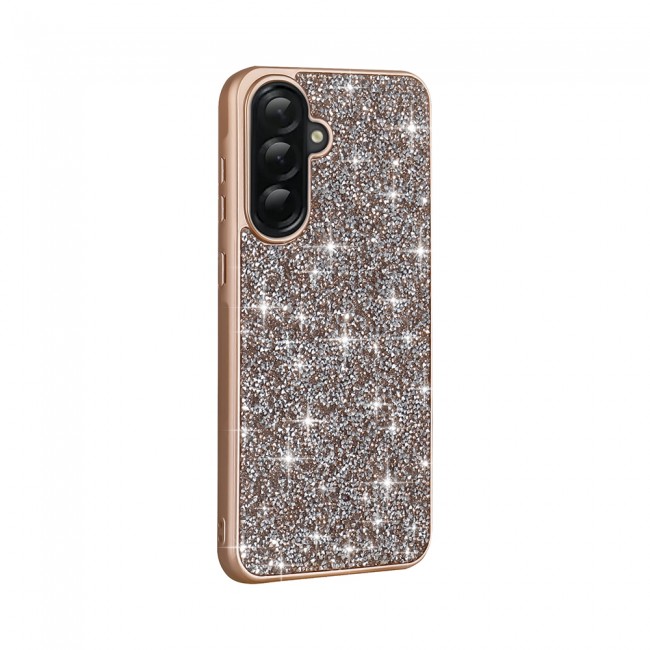 Galaxy A36 Kılıf Parlak Taşlı Tasarım Zore Pırlanta Kapak