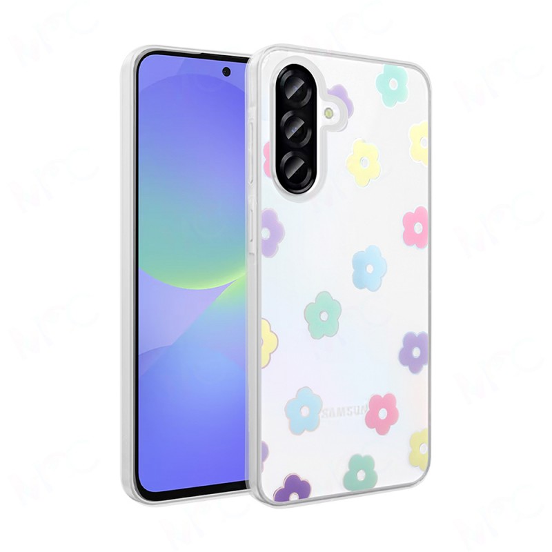 Bal-z Galaxy A36 Kılıf Şeffaf Figürlü Zore Folk Sert Kapak