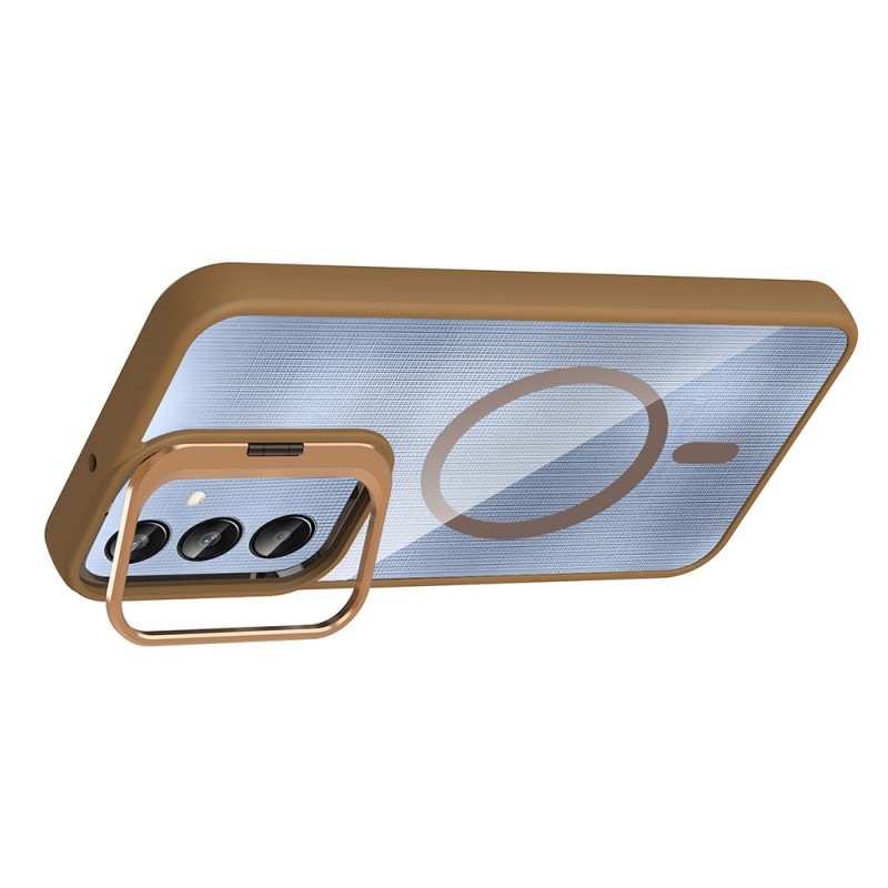 Bal-z Galaxy A36 Kılıf Standlı ve Kamera Lens Hediyeli Zore Etro Kapak