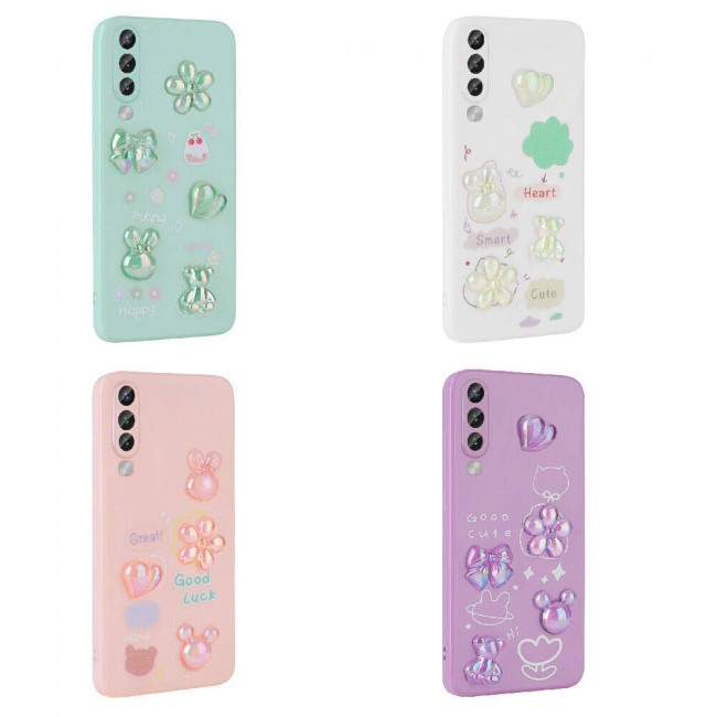 Galaxy A50 Kılıf Kabartma Figürlü Parlak Zore Toys Silikon Kapak Galaxy A50 Kılıf Kabartma Figürlü Parlak Zore Toys Silikon Kapak