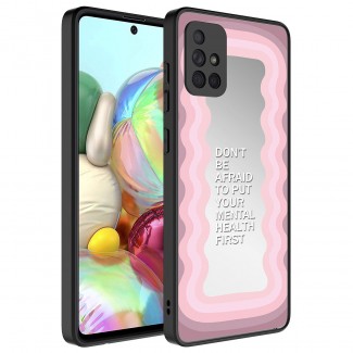 Galaxy A51 Kılıf Aynalı Desenli Kamera Korumalı Parlak Zore Mirror Kapak Galaxy A51 Kılıf Aynalı Desenli Kamera Korumalı Parlak Zore Mirror Kapak