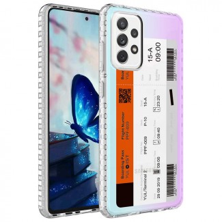 Galaxy A52 Kılıf Airbag Kenarlı Renkli Desenli Silikon Zore Elegans Kapak Galaxy A52 Kılıf Airbag Kenarlı Renkli Desenli Silikon Zore Elegans Kapak