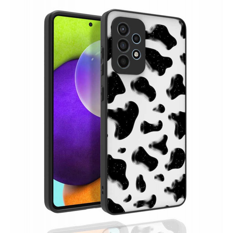 Bal-z Galaxy A52 Kılıf Desenli Kamera Korumalı Parlak  Nora Kapak