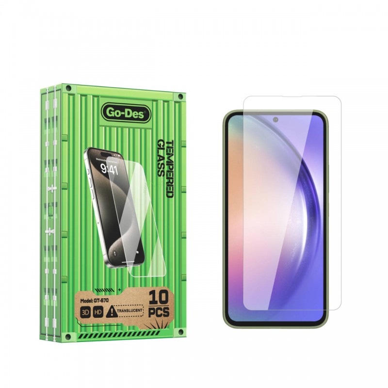 Bal-z Galaxy A54 Go Des Parmak İzi Bırakmayan 9H Oleofobik Bom Glass Ekran Koruyucu