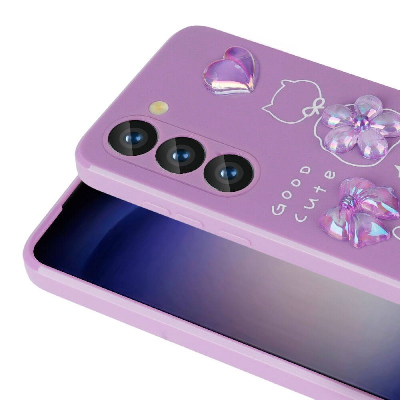 Bal-z Galaxy A54 Kılıf Kabartma Figürlü Parlak  Toys Silikon Kapak