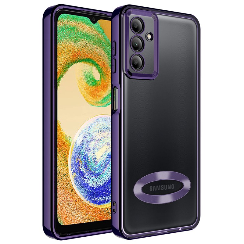 Bal-z Galaxy A54 Kılıf Kamera Korumalı Logo Gösteren  Omega Kapak