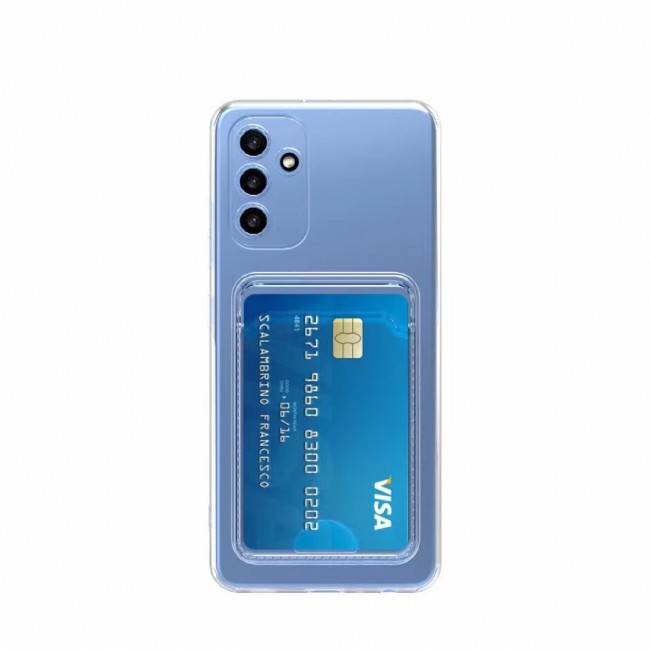 Galaxy A54 Kılıf Kartlıklı Şeffaf Zore Setra Clear Silikon Kapak Galaxy A54 Kılıf Kartlıklı Şeffaf Zore Setra Clear Silikon Kapak