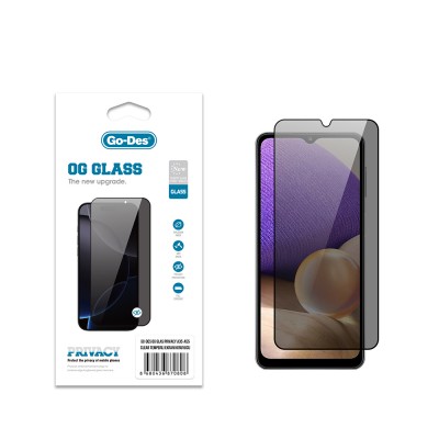 Bal-z Galaxy A55 Go Des OG Glass Privacy Antistatik Temperli Cam Ekran Koruyucu