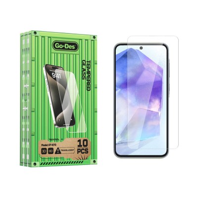 Bal-z Galaxy A55 Go Des Parmak İzi Bırakmayan 9H Oleofobik Bom Glass Ekran Koruyucu