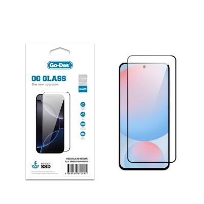 Bal-z Galaxy A56 Go Des OG Glass Antistatik Temperli Cam Ekran Koruyucu