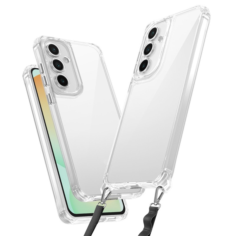 Bal-z Galaxy A56 Kılıf Airbagli Takılabilir Askı Aparatlı  Snap Silikon Kapak