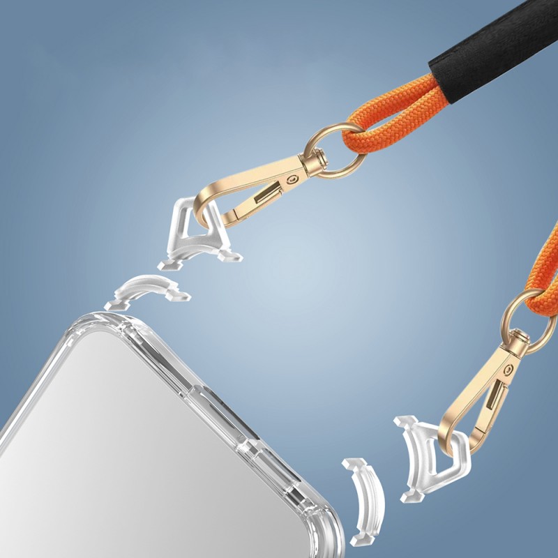 Bal-z Galaxy A56 Kılıf Airbagli Takılabilir Askı Aparatlı  Snap Silikon Kapak