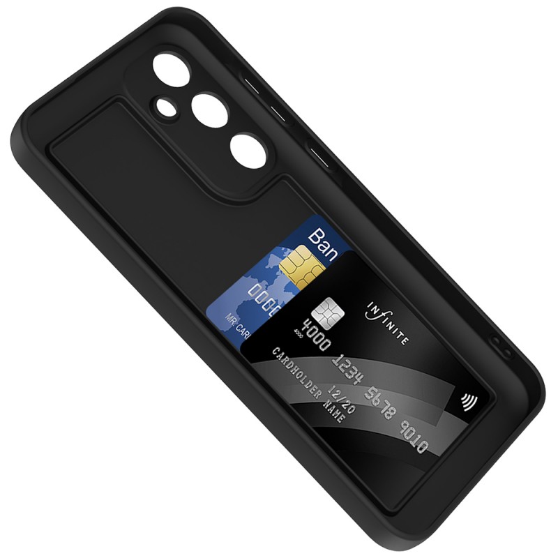 Bal-z Galaxy A56 Kılıf Kamera Korumalı Kartlık Hazneli Zore Vitra Kapak