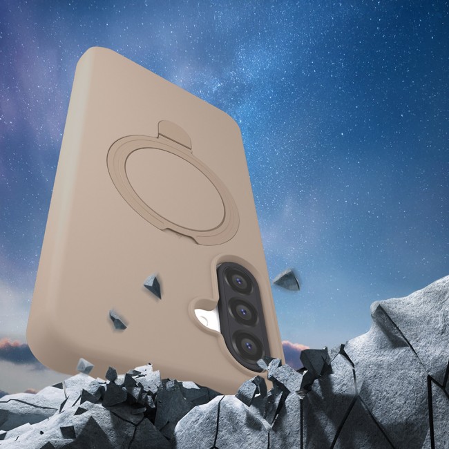 Galaxy A56 Kılıf M-safe Şarj Özellikli Standlı Zore Samara Kapak Galaxy A56 Kılıf M-safe Şarj Özellikli Standlı Zore Samara Kapak
